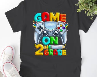 2nd Grade Adventure Shirt: Video Game Controller Back To School Tee