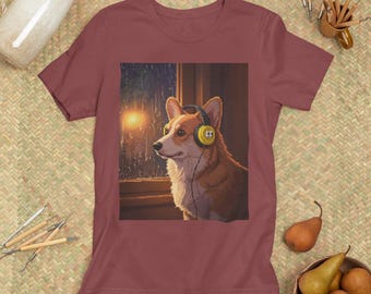 Pixel Art Corgi Shirt: Retro Gaming Fan Tee