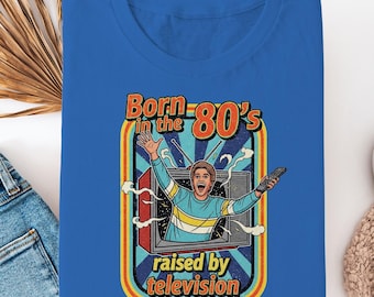 Retro 80s Pop Culture T-Shirt: Born in the 80s Graphic Tee