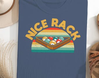 Funny Billiards T-Shirt: Retro