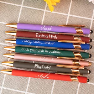 Pen, Engraved Pens, Personalized Pens, Gift Pen for Her/Him, Best Friends Gift, Christmas Gift, Fancy Custom Pen, Anniversary Gift for Her