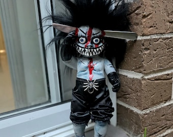 OOAK creepy monster doll: Ellis Cuts 12 inches - 30 cm -