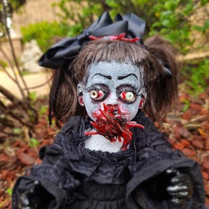 OOAK creepy doll: Worms
