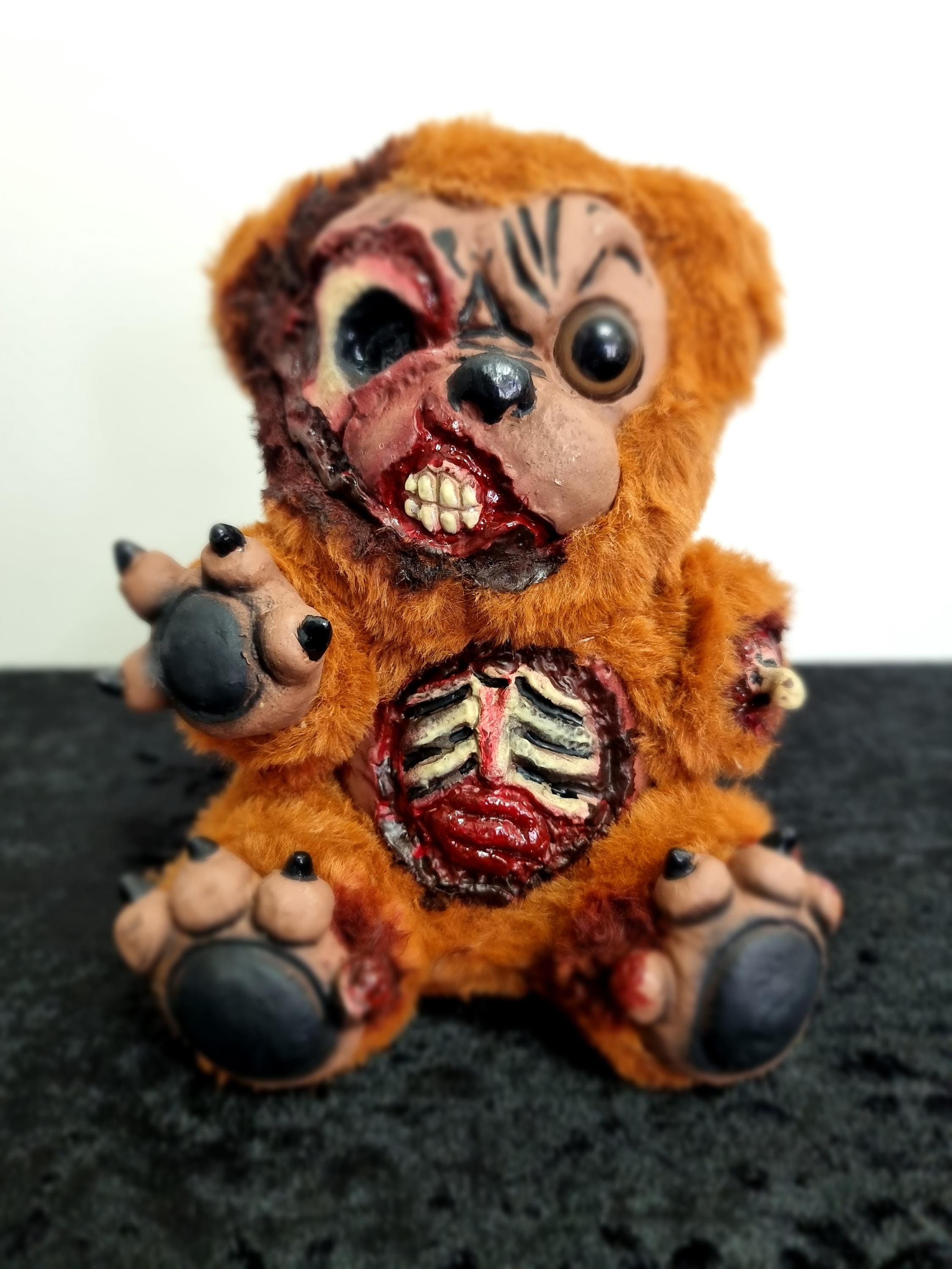 OOAK Creepy Teddy Bear: Rottly - Etsy