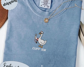 Maglietta per infermieri Comfort Colors: divertente Silly Goose, abbigliamento infermieristico per pronto soccorso