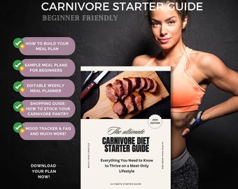 Carnivorous diet, carnivore meal plan, carnivore grocery list, carnivore diet plan, carnivore planner, carnivore diet grocery list