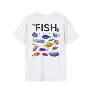Fish Lover T-Shirt | Fishing Enthusiasts | Ocean Lovers | Summer Outings | I love fish