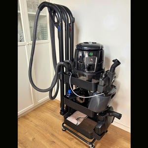 Hyla Zubehör Organizer passend für IKEA RÅSKOG 35×45×77 | Düsen- & Bürstenhalter + Halter für Nimbus, Ventus und Bodendüse | 2 Versionen