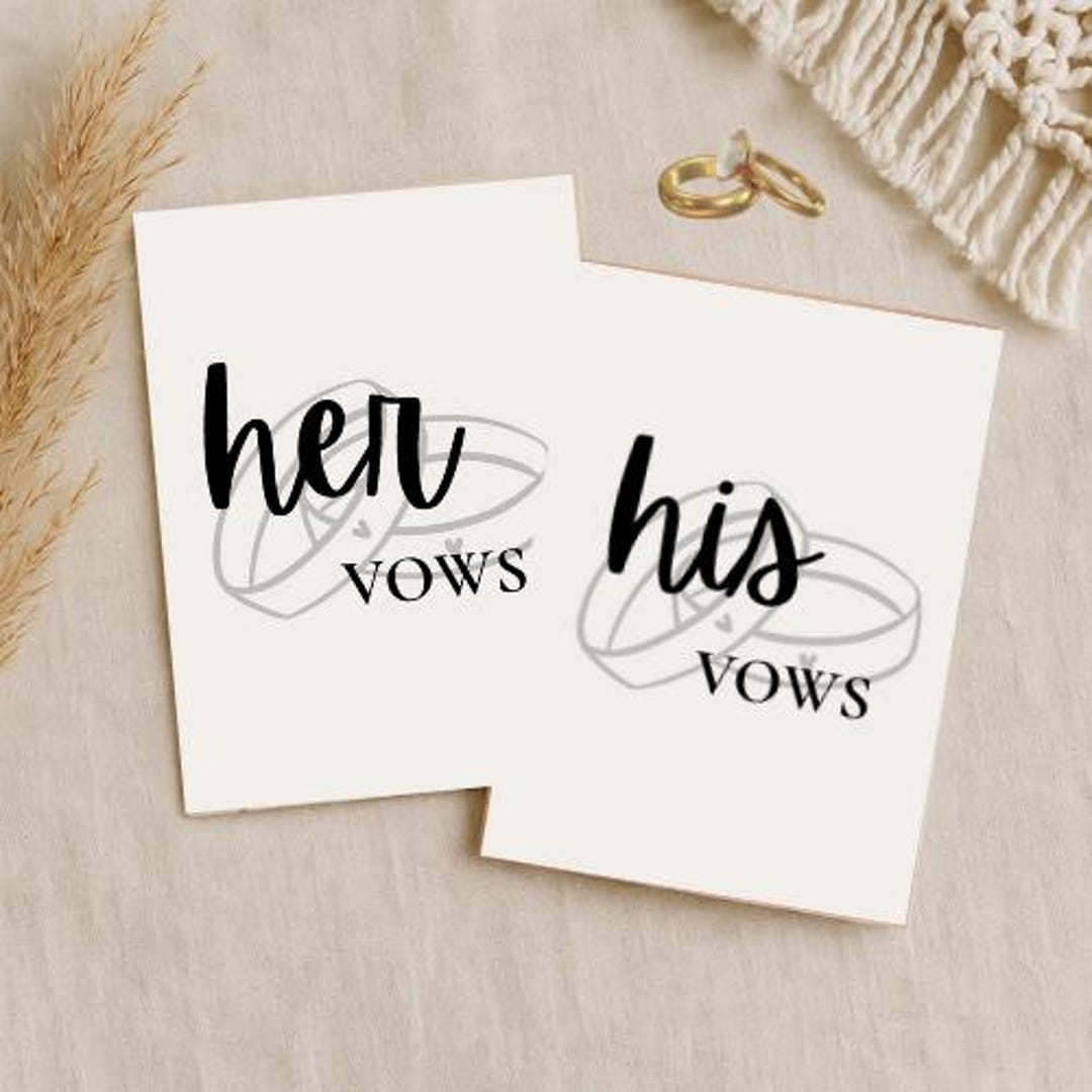 Image 4 for Wedding Vow Template For Him