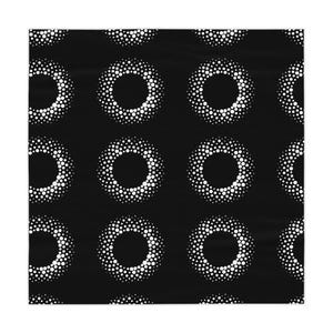 Modern Geometric Tablecloth, Stylish Dining Decor, Black and White Table Cover, Party Table Linen, Elegant Home Decor