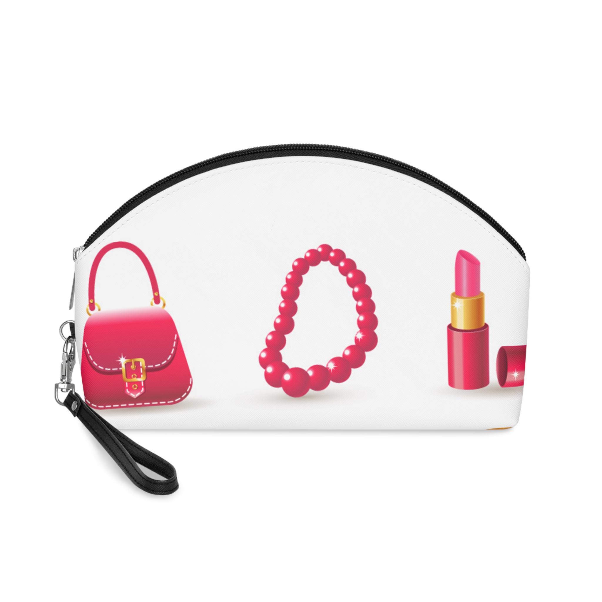 Chic Makeup Bag, Cosmetic Pouch for Beauty Lovers, Organizer for Travel, Perfect Gift for Birthdays, Bridesmaids, and Holidays