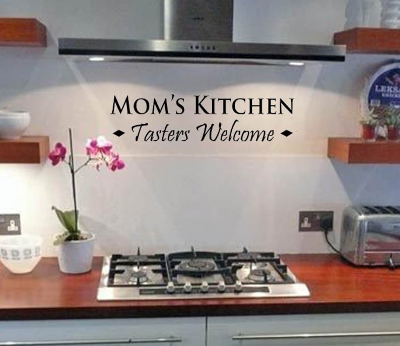 Mom's kitchen Wall Decal removable vinyl Etsy