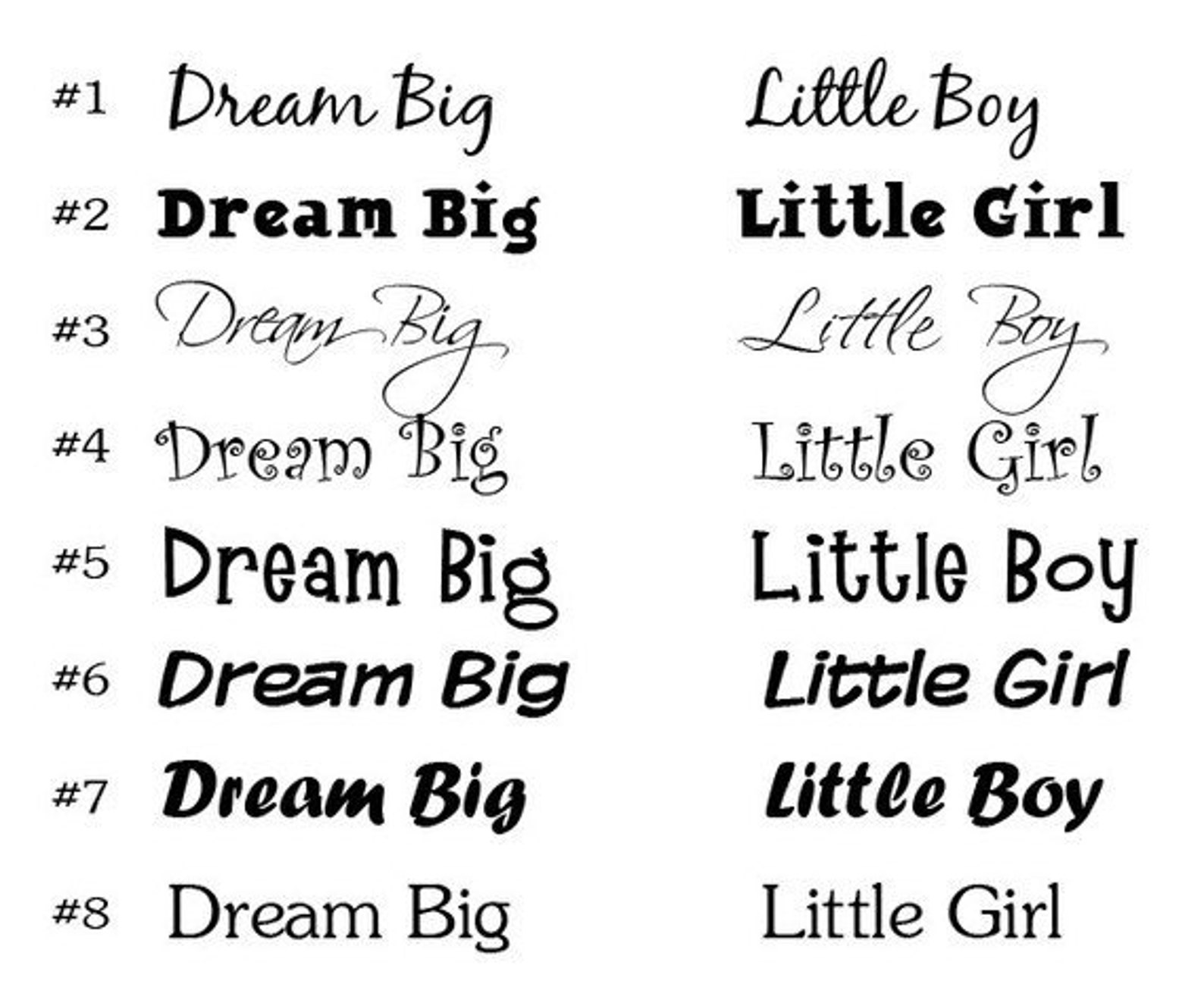 Add A Name To Your Vinyl Wall Decal Etsy