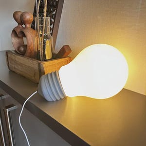 Colorful Oversized LED Bulb Lamp | Modern style design