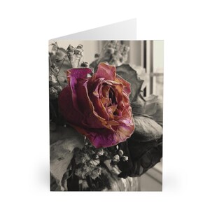 Elegant Floral Greeting Cards Set, Perfect for Birthdays, Anniversaries, Thank You Notes, Special Occasions, Invitations