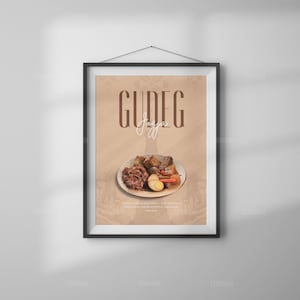 Indonesian Food Wall Art – Printable Traditional Indonesian Food Poster | Yogyakarta Cuisine Kitchen Decor