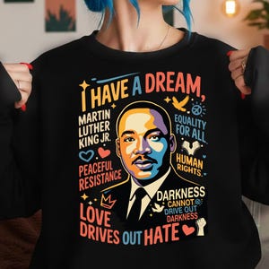 Martin Luther King png, Black History Month Quote Design SVG, I Have a Dream MLK Artwork, Civil Rights Movement Cut File