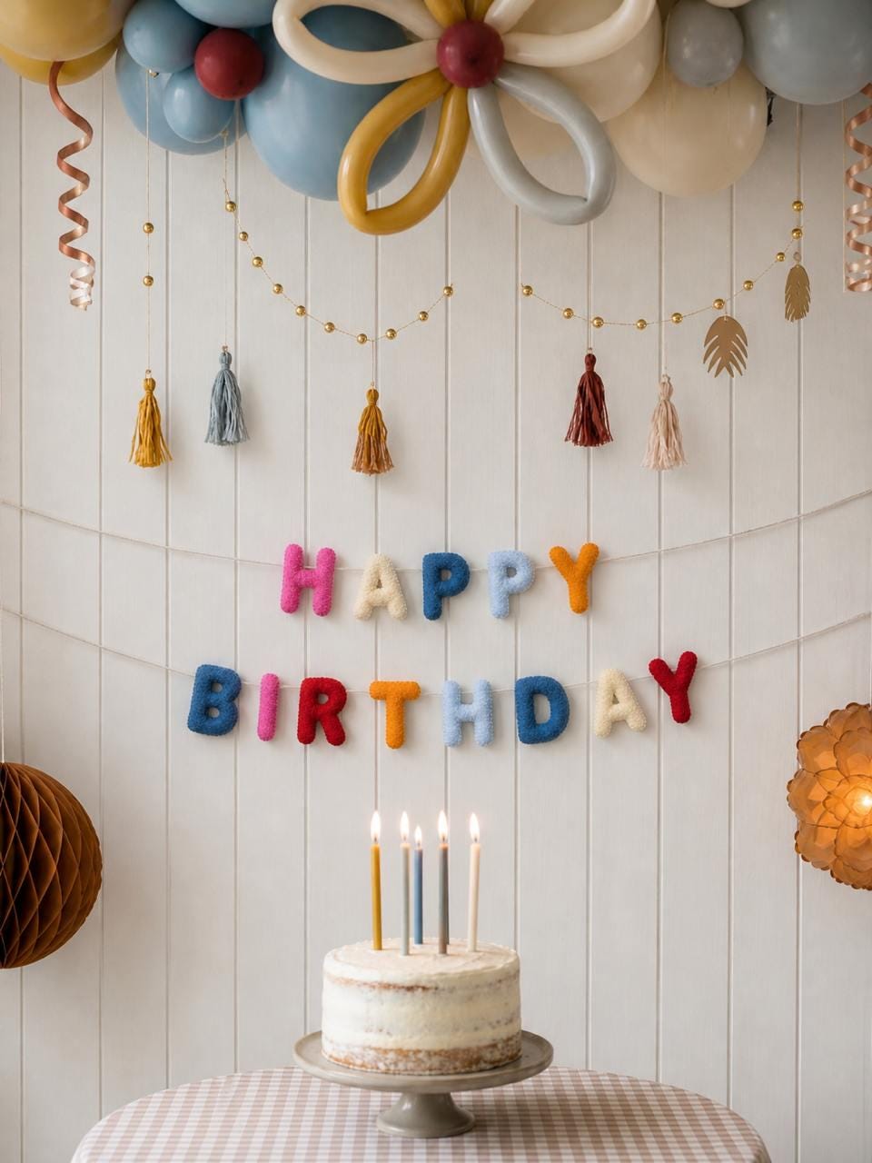 フェルトガーランドの誕生日 - Etsy 日本