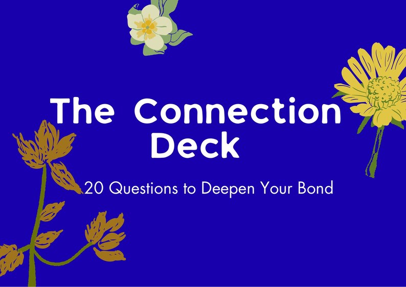 Deep Conection Printable Deep Connection Cards: Relationship Conversation Starters ...