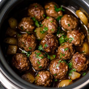 Almôndegas de bife Salisbury na Air Fryer + panela elétrica