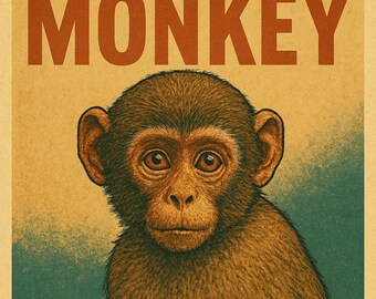 Affen Print