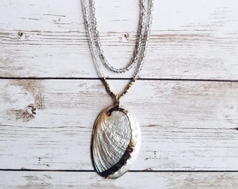 Abalone Shell Beaded Necklace