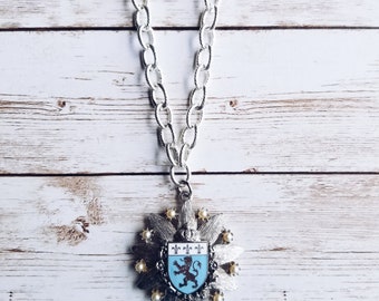 Crest Medallion Necklace
