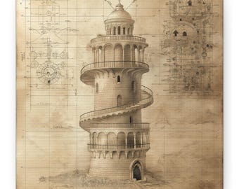 Nautical Lighthouse Canvas Art: Coastal Home Decor