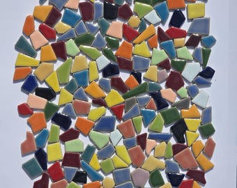 Irregular Ceramic Mosaic Tile Mix - 100g and 200g   Creative Art Projects.