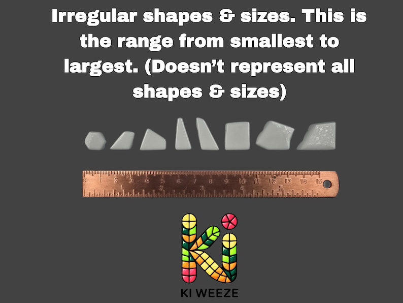Irregular Glass Mosaic Tiles: 200g 15+ Assorted Colors, DIY Craft ...