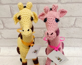Giorgi Giraffe Crochet Pattern PDF Download wild animal Amigurumi