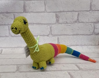 Dionysus Crochet dinosaur PATTERN | Amigurumi | PDF instant download | diplodocus | soft toy | UK notation