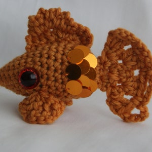 Crocheted Fairground Goldfish Pattern