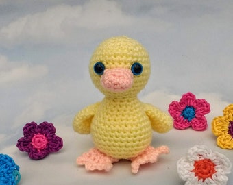 Dave Duckling Crochet Pattern PDF Download Easter Duck Amigurumi