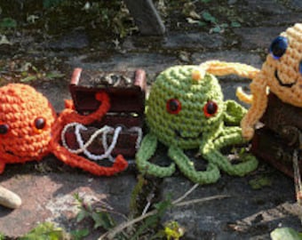 PDF pattern for crochet octopus