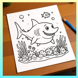 Sea Animal Colouring Book | Kids Ocean Animals Activity Ages 4–8 | 50+ Pages | Underwater Creatures Fun | Preschool Workbook |sea Animal