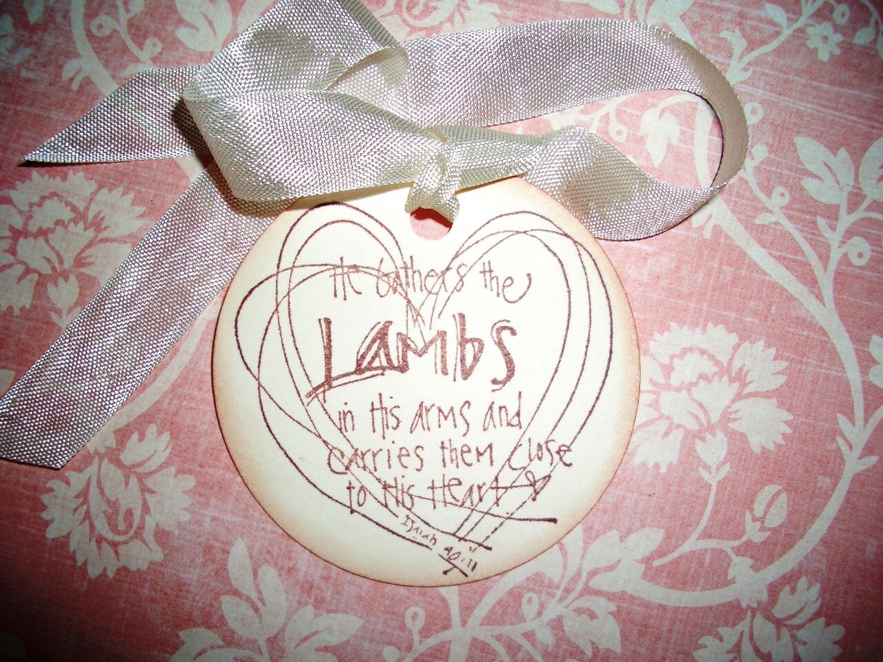Little Lambs Bible Verse Baby Baby Shower Easter He Etsy