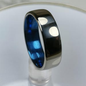 Anodized Titanium Ring–4mm Color Wedding Band, Hypoallergenic Comfort Fit, Personalized Handmade Ring-Titanium Wedding Band-Unique Handmade