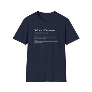Software Developer Funny Dictionary Definiton T-Shirt, Prank Birthday Gift for Brother Sister Mom Dad Coworker Office Geek image 7