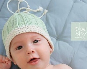 Baby's First Knitted Hat Digital Pattern