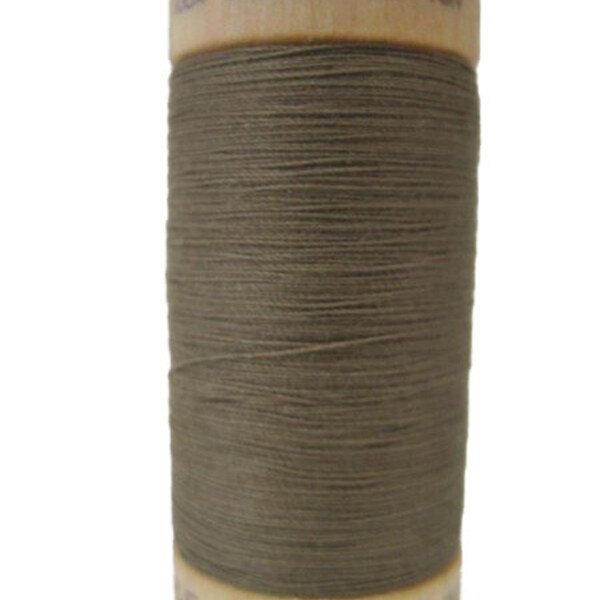Organic Thread, 300 yards/spool, Multi-Purpose, GOTS Certified, Eco-Friendly Dye, Elk Brown