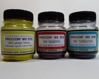 Fiber Reactive Dye Set - Primary Colors