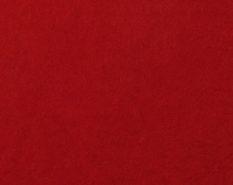 Felt Sheet 8"x12" 1mm Thick, 100% Merino Wool, Crimson