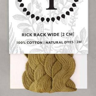 Naturally Dyed 20mm Rick Rack-olive - Etsy
