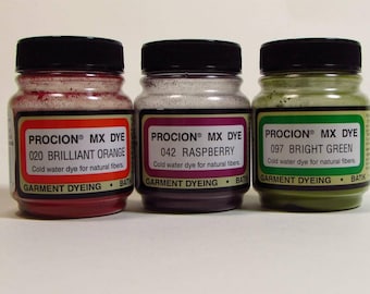 Fiber Reactive Dye Set - Secondary Colors