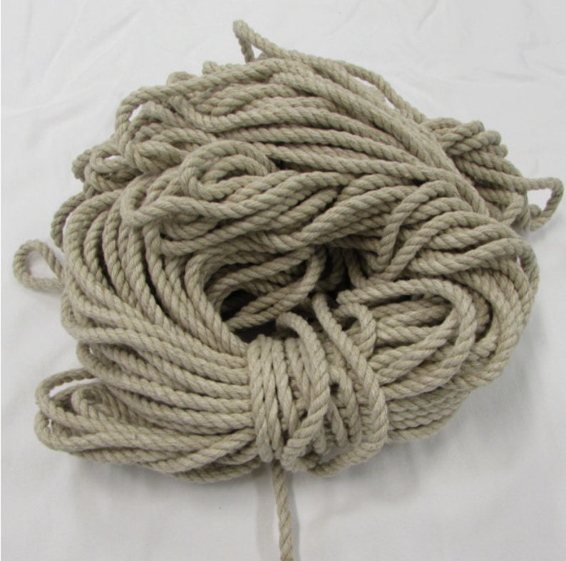 Natural Color Rope Type Hemp Rope, Natural, 100% Hemp 4mm, Sold by the Yard - Etsy