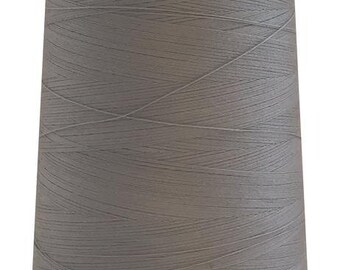 May include: A spool of gray thread.