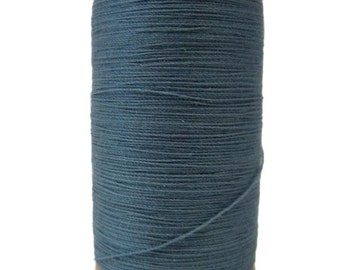 Organic Thread, 300 yards/spool, Multi-Purpose, GOTS Certified, Eco-Friendly Dye, Dusk Blue