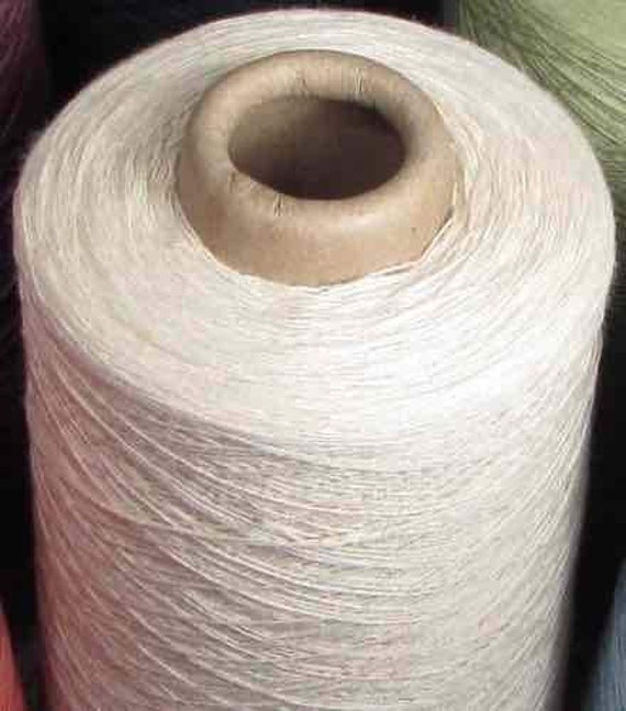 Organic Cotton 10/2 Weaving Yarn-1 Pound Cone-Natural