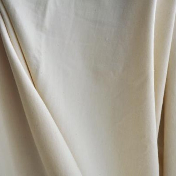 Organic Stretch Jersey, 76" wide, 5% Spandex, Natural (undyed)